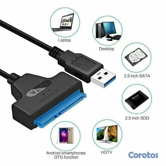 accesorios para electronica - Adaptador Sata 3 a USB 3.0