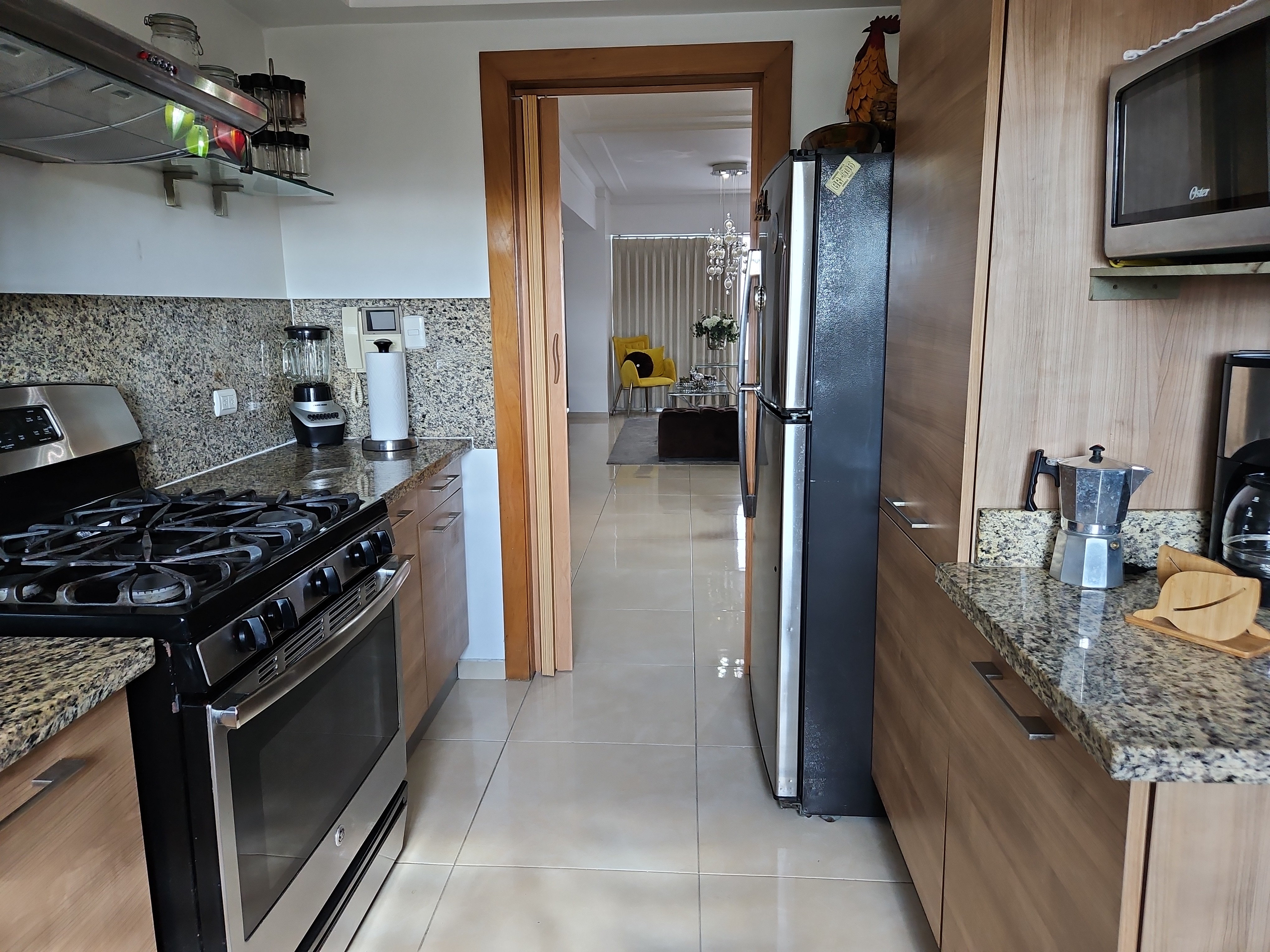apartamentos - Alquiler de Apartamento Amueblado en Evaristo Morales  9