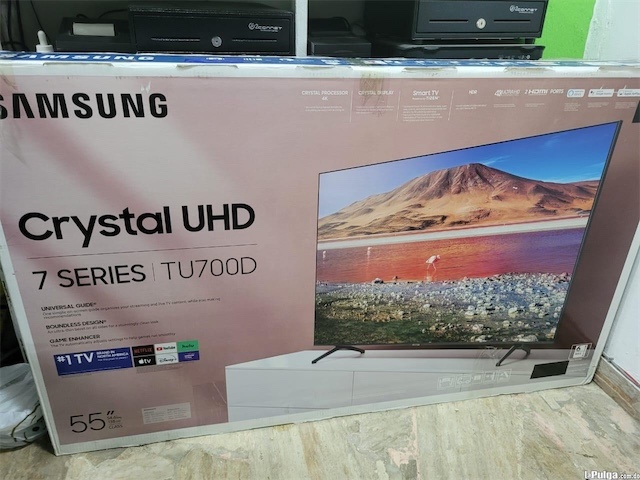 tv - Samsung Crystal UHD 4K 55 Pulgadas