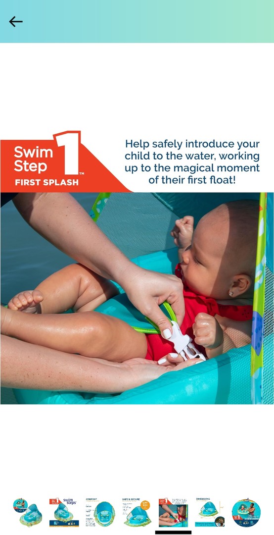 accesorios - Inflador para bebés de 3 a 9 meses. Marca Swimways 2