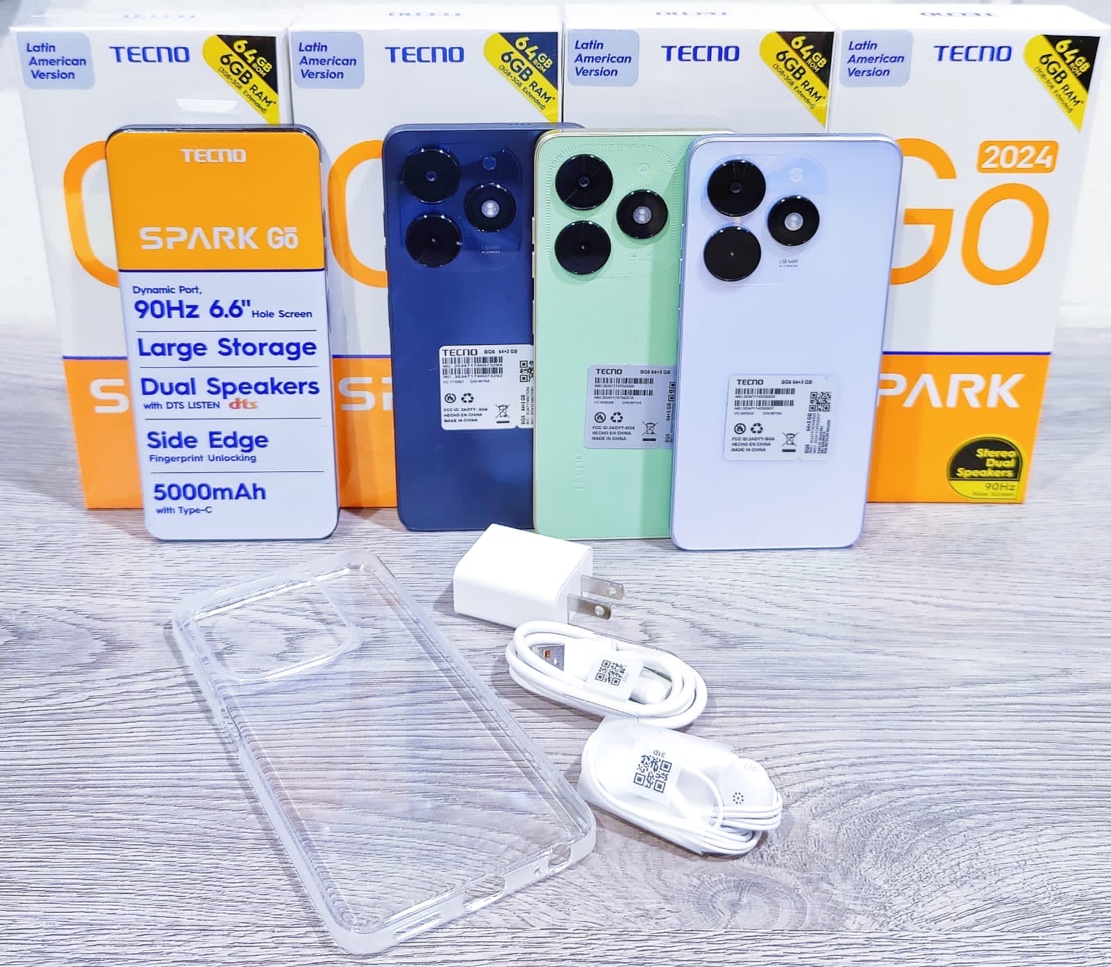 celulares y tabletas - TECNO GOO SPARCK 2024 64GB  3