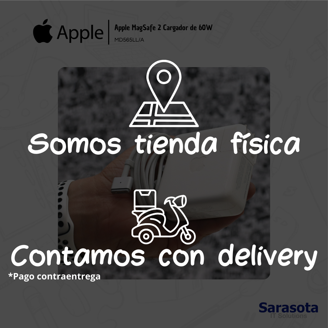 accesorios para electronica - Apple Cargador MagSafe 2 60W para MacBook Pro  13" 2