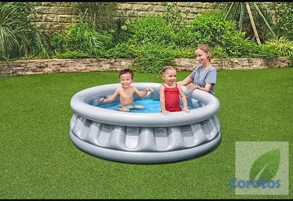 herramientas, jardines y exterior - Piscina Inflable Redonda Bestway Spaceship Play Pool 1.52m R 2