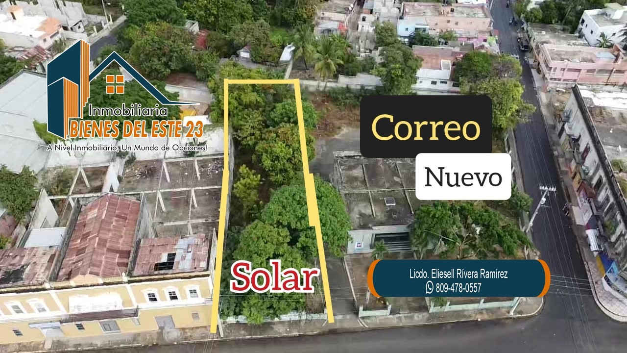 solares y terrenos - Vendo Solar de 600 Metros en La Calle Domínguez Charro, al lado del Correo