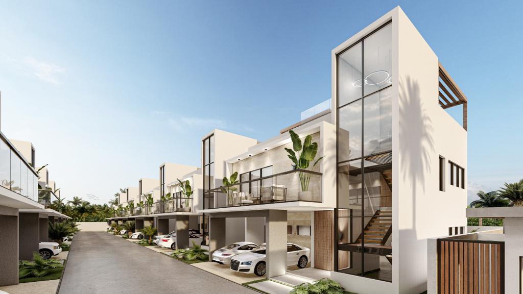 apartamentos - Proyecto de Villas de 3 habitaciones en Punta Cana a minutos de Downtown