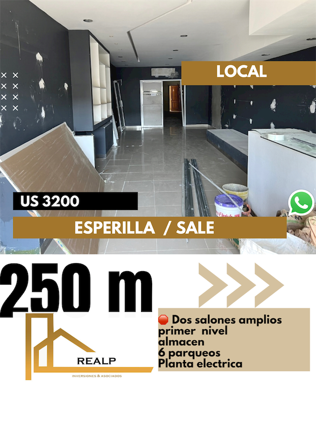 oficinas y locales comerciales - Local amplio de 250 m nivel 1