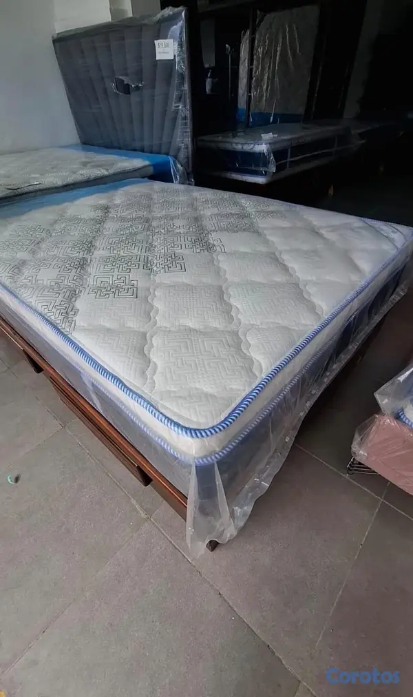 muebles y colchones - Colchón Disponible ONE SIDE PILLOW TOP 54x74 FULL  2