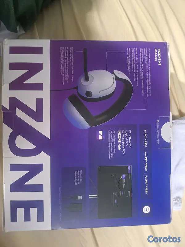 accesorios para electronica - Audífonos gamer Sony Inzone H3 🎧 2