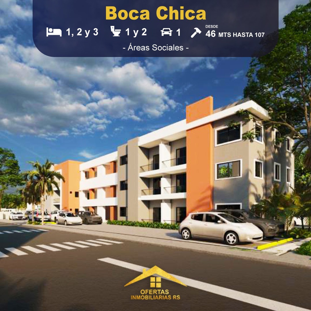apartamentos - Boca Chica proyecto de apartamento