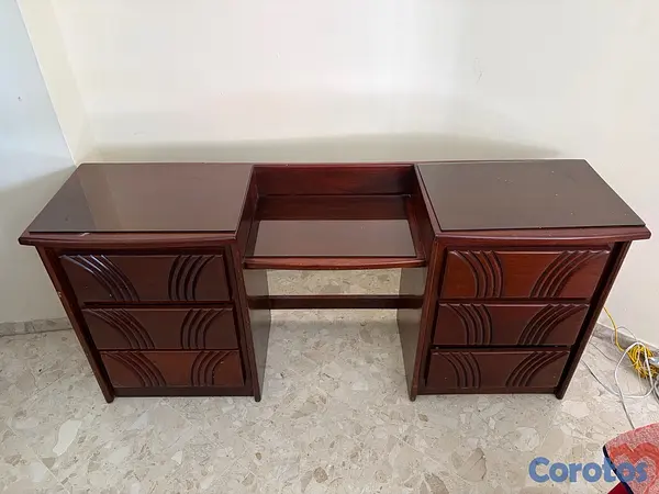 muebles y colchones - gavetero de caoba  6