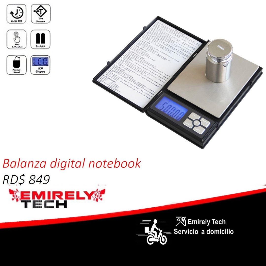 otros electronicos - Balanza digital notebook Balanza digital de presicion Balanza digital para joyas