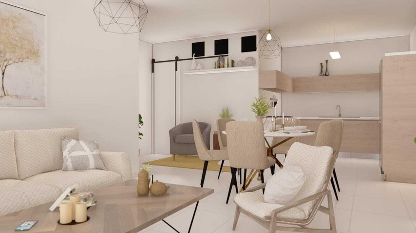 apartamentos - Proyecto en venta Punta Cana #24-1471 un dormitorio, balcón, piscina.
 2