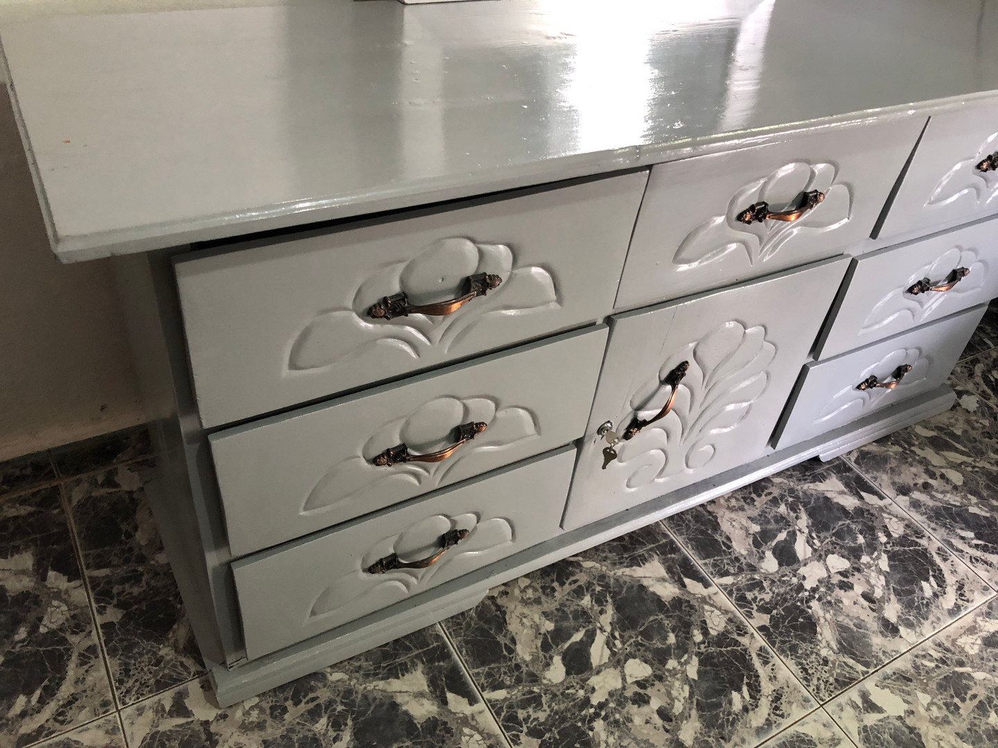 muebles y colchones - Gavetero 7 gavetas + una puerta c/cerradura