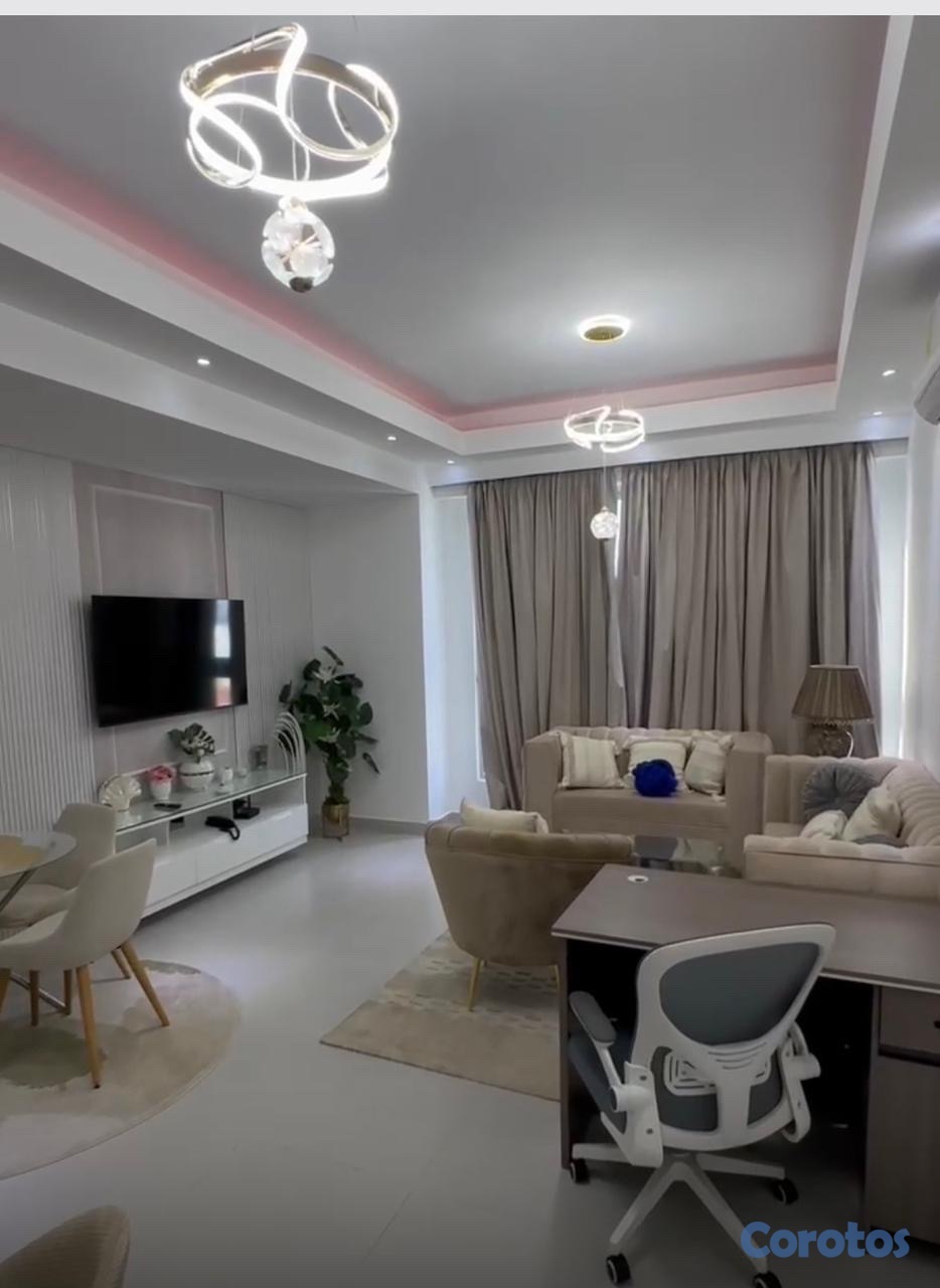 apartamentos - Apartamento Amueblado con Área Social – Torre Nueva en Alquiler 1