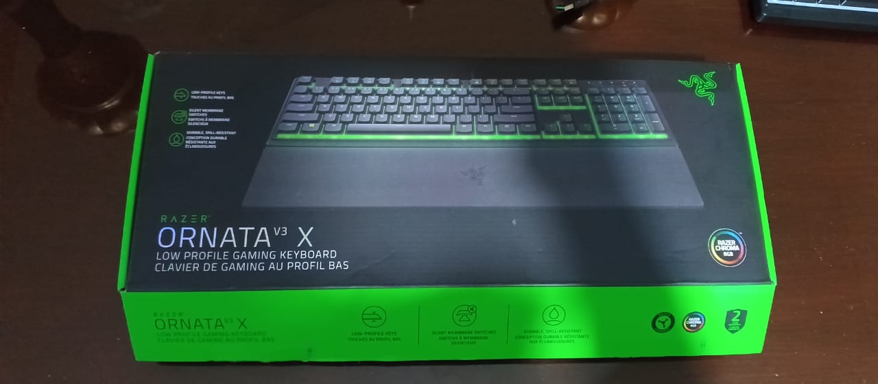 computadoras y laptops - Teclado Razer Ornata V3 X - Usado en buen estado 0