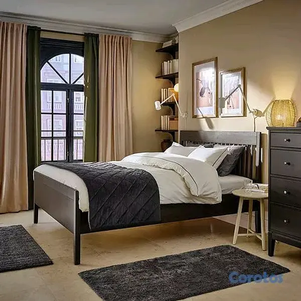 muebles y colchones - Cama King + Colchón + 2 Gavetas 2