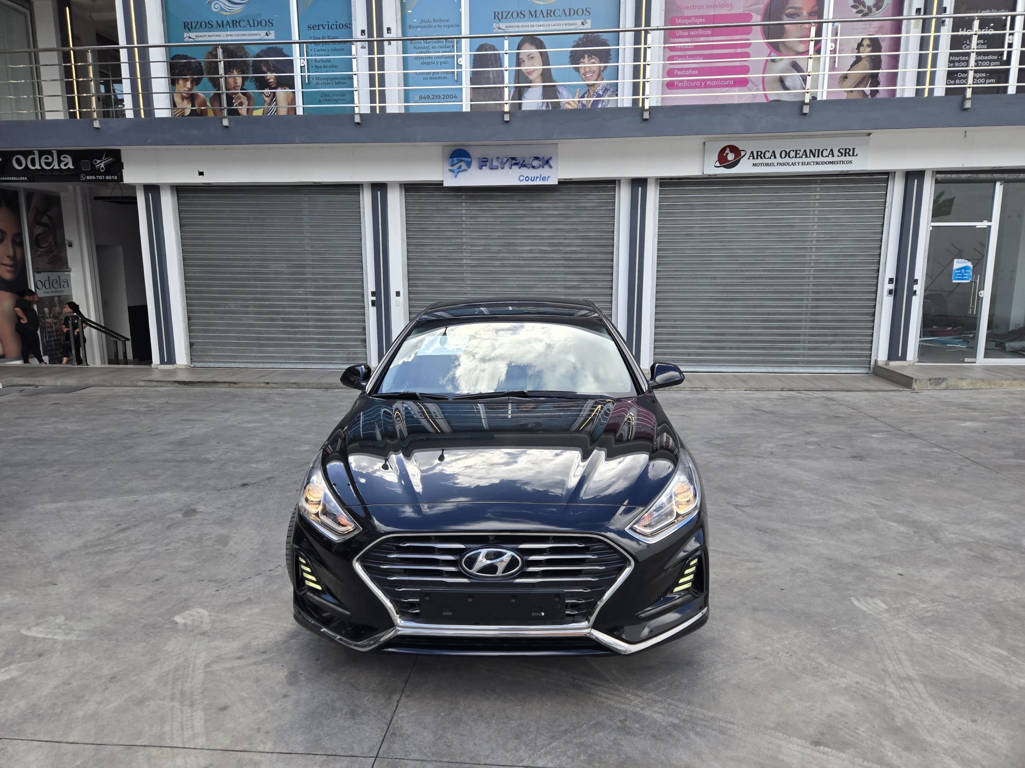 carros - HYUNDAI SONATA NEW RISE 2018 NEGRO GASOLINA 1