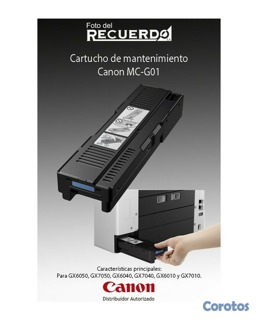impresoras y scanners - CARTUCHO DE MANTENIMIENTO MC-G01 PARA IMPRESORAS SERIE GX 1