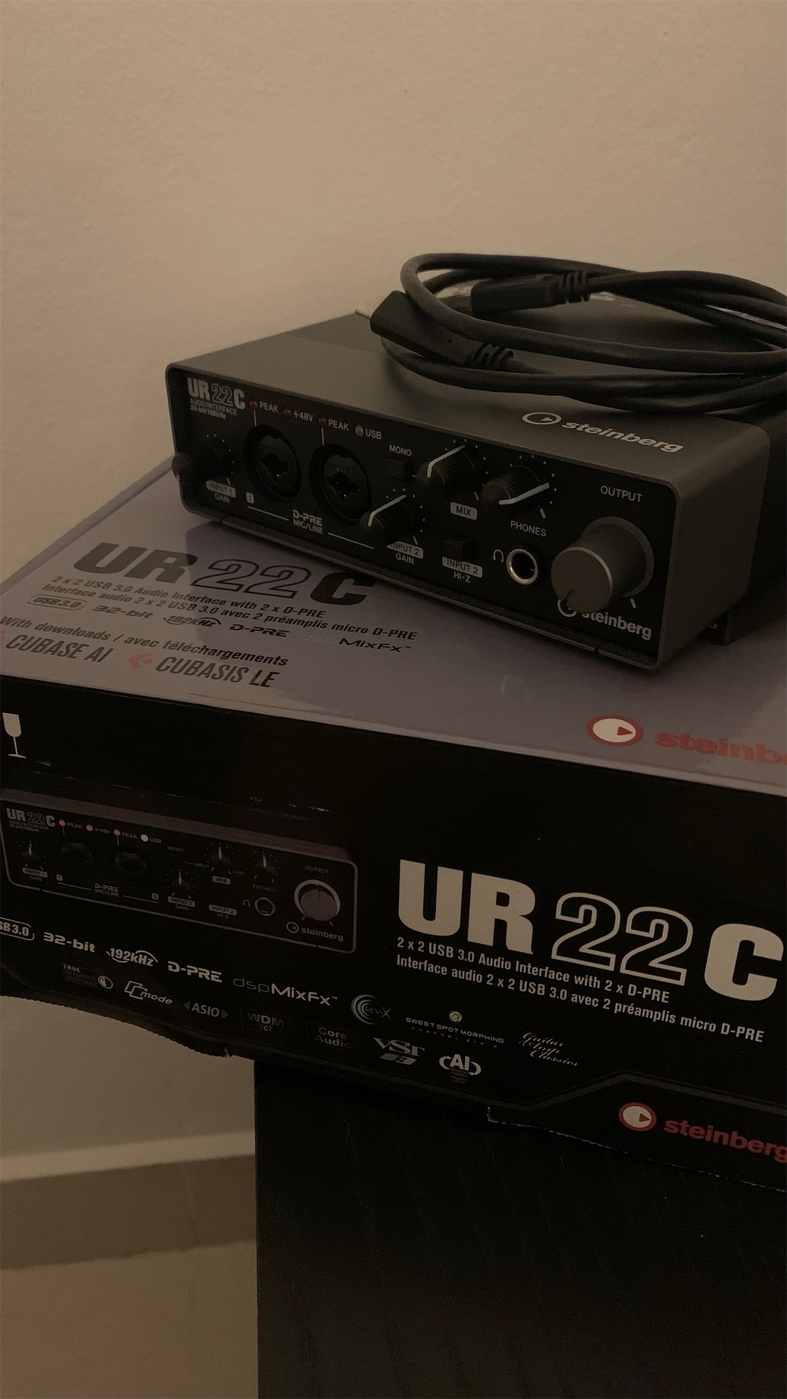 instrumentos musicales - Interfaz de Audio Steinberg URC22 estudio de grabación