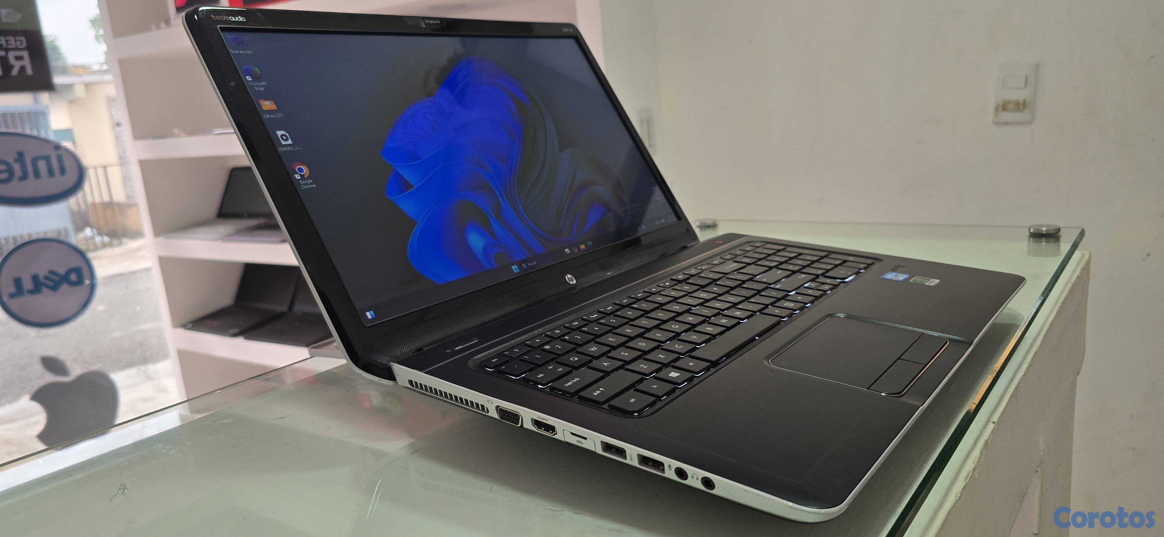 computadoras y laptops - laptop hp Gamer 17 Pulg Core i7 Ram 12gb Disco 256gb SSD Nvidea 2gb Dedicada  2