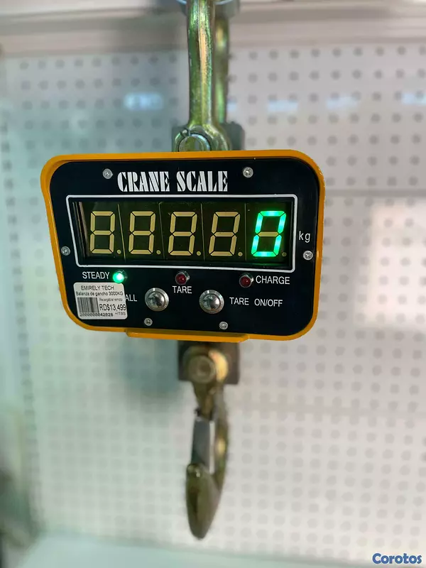 equipos profesionales - Balanza Digital Escala 3000Kg Peso gancho colgante 3