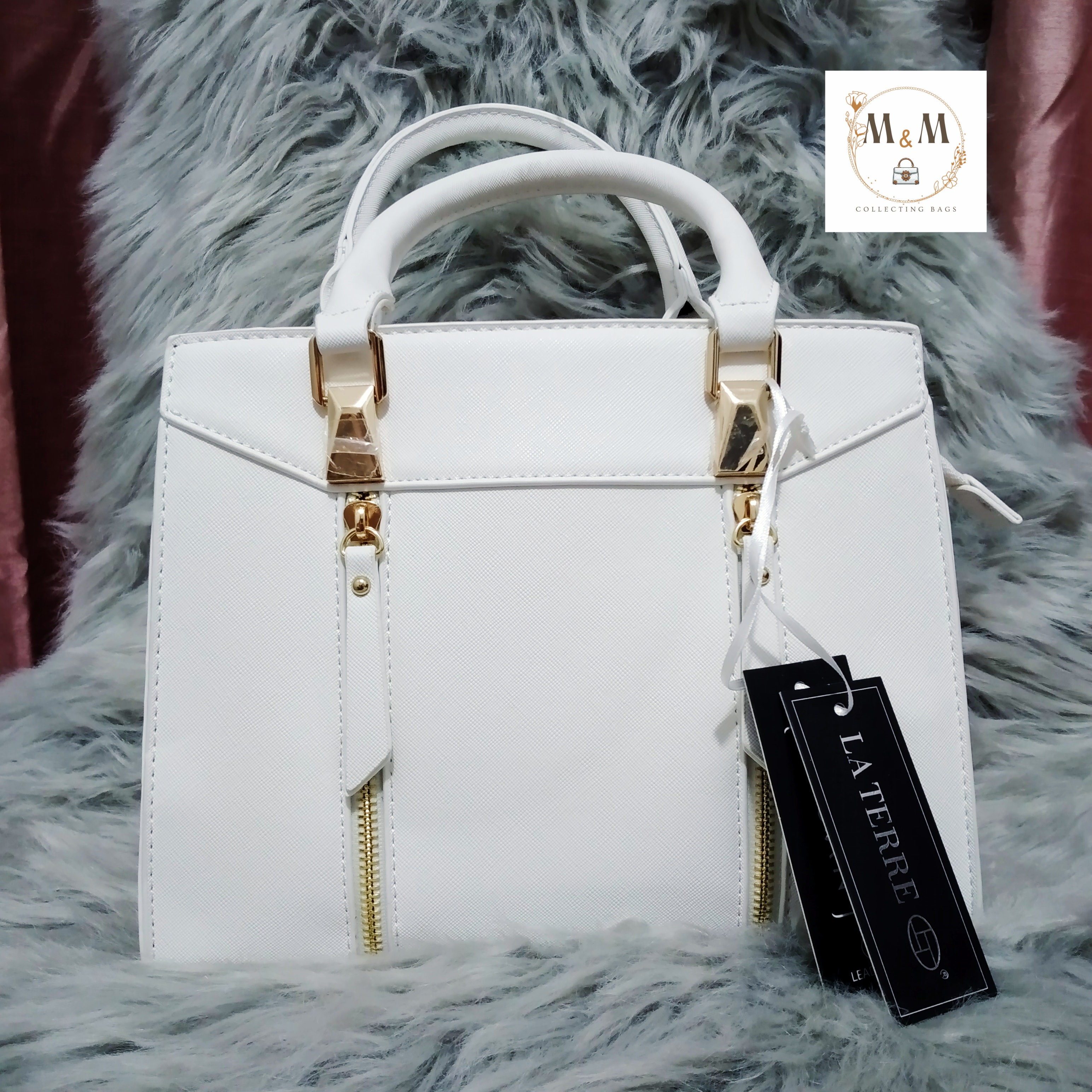 carteras y maletas - Cartera Blanca LATERRE 