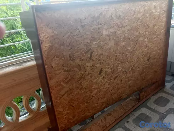muebles y colchones - BASE DE CAMA CAOBA SE REGALA 1