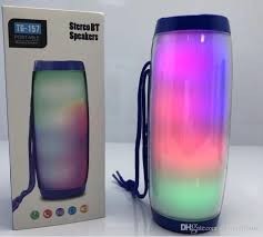 accesorios para electronica - Bocina inalámbrica Bluetooth Con Luces Portátil Altavoz Recargable Tipo JBL 1