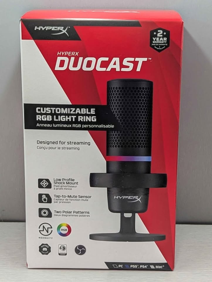 accesorios para electronica - Micrófono USB Hyper X DuoCast 0