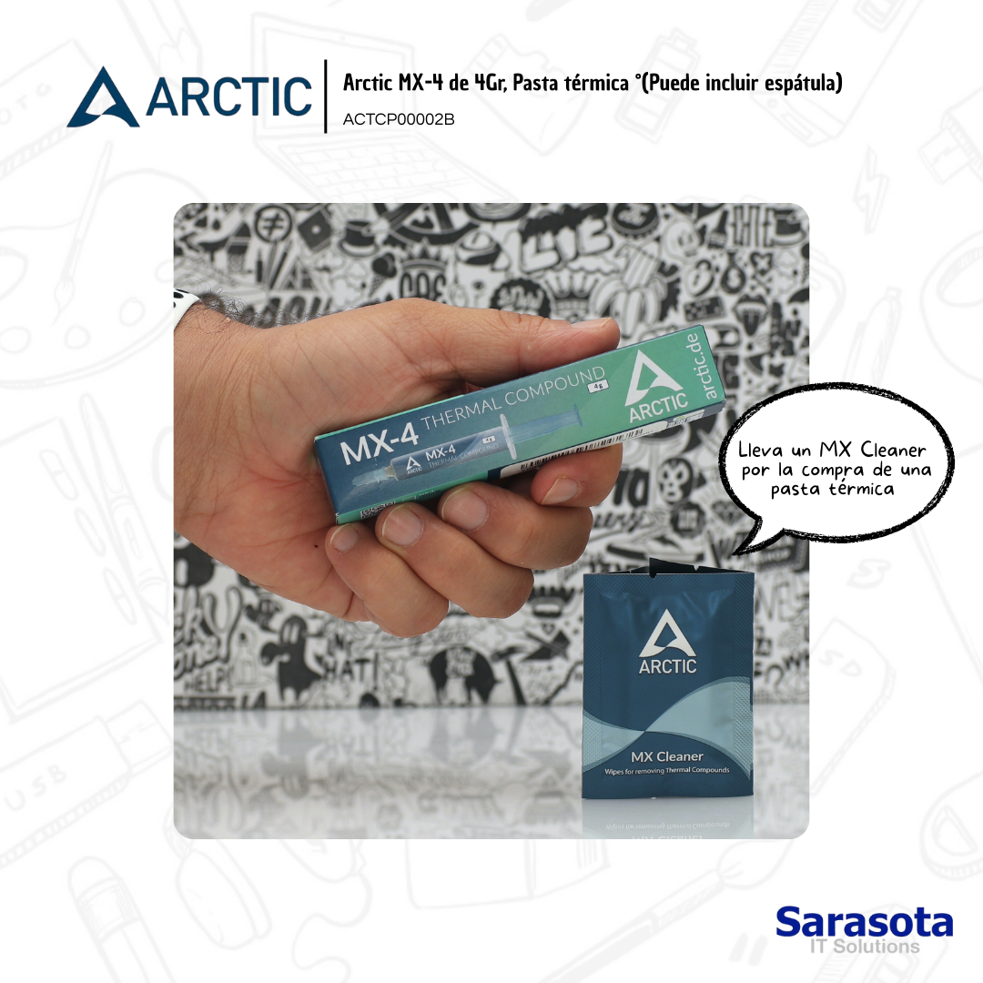 accesorios para electronica - Pasta térmica Arctic MX-4 de 4gr. mas regalo  1
