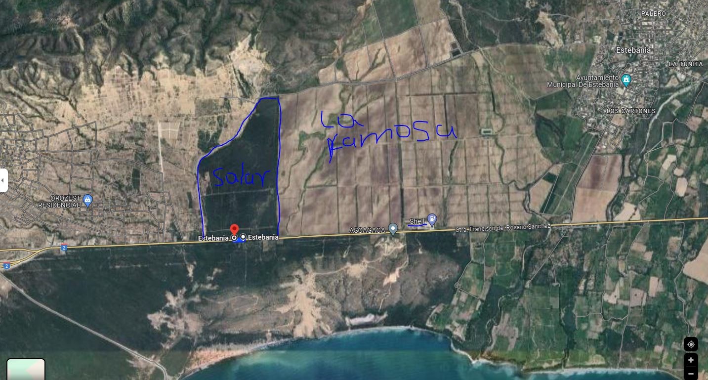 solares y terrenos - Solar en la Recta de Azua de 176746 metros al lado de la Famosa  1