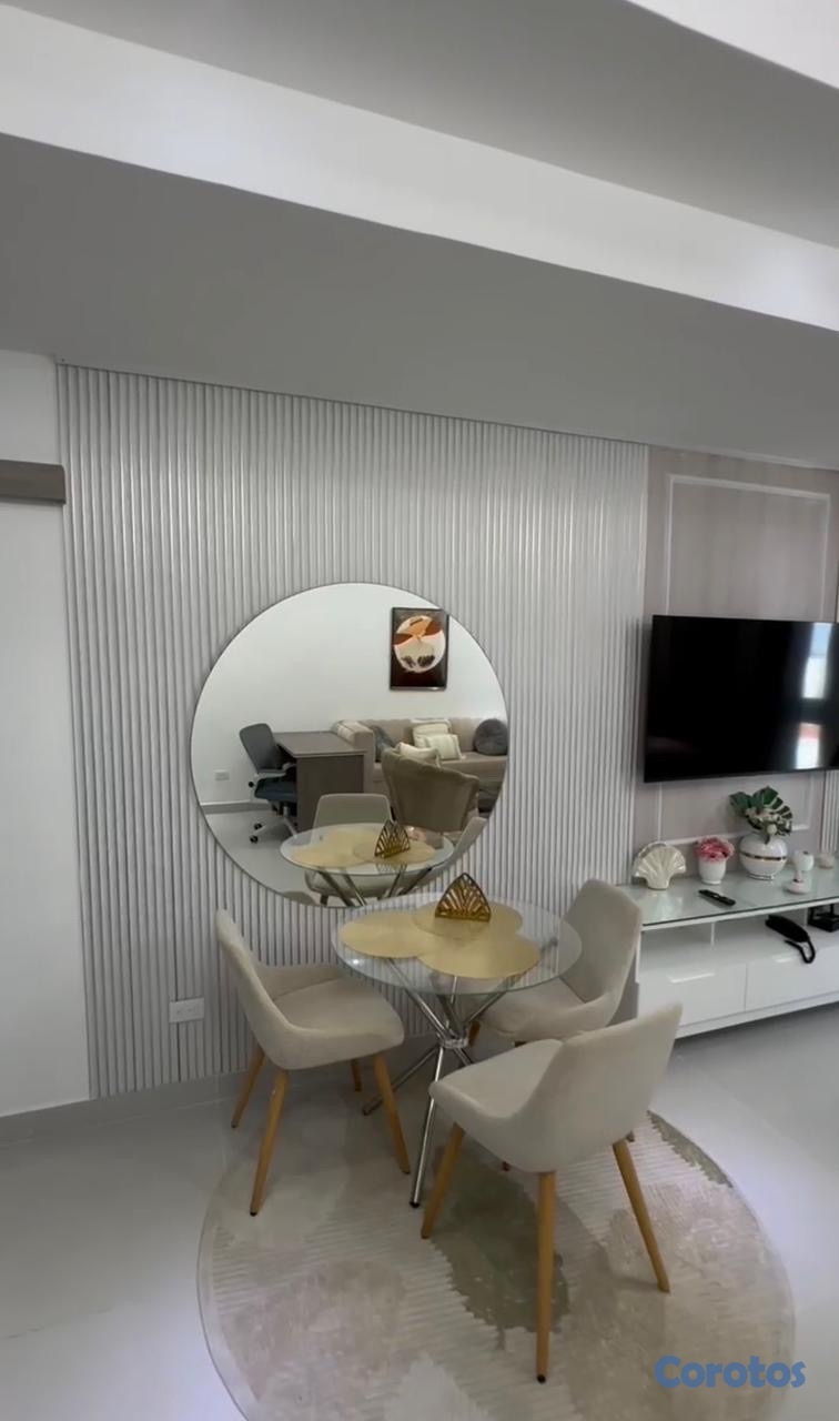 apartamentos - Apartamento Amueblado con Área Social – Torre Nueva en Alquiler 2