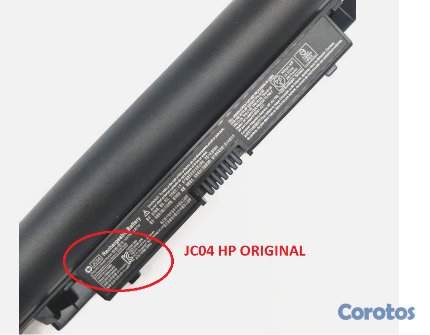 computadoras y laptops - Bateria para HP JC04 Original 1