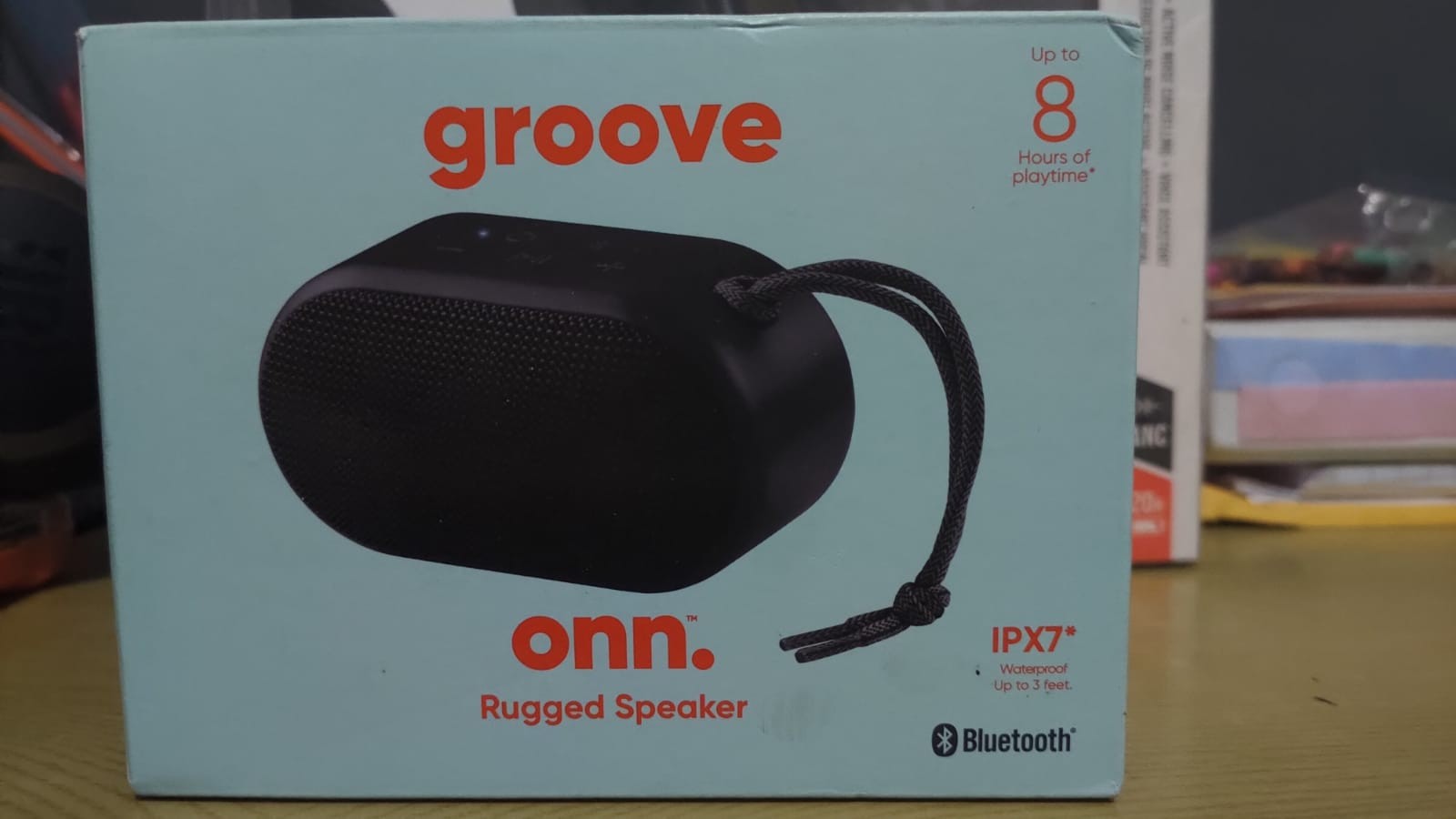 otros electronicos - Mini speaker Onn. Groove Wireless Bluetooth Sistema de altavoz portátil