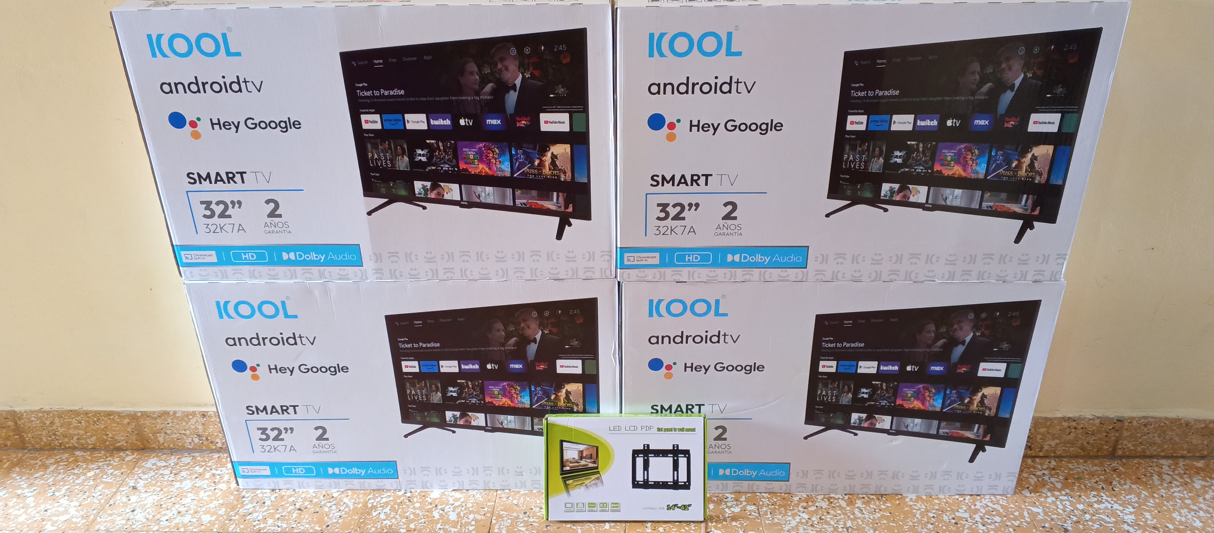 tv - Smart KOOL Android tv 32 pulgadas ultra HD sin bordes en la pantalla  1