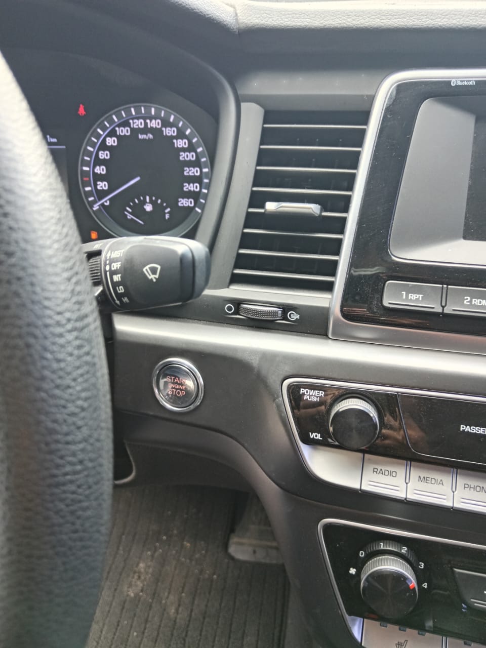carros - HYUNDAI SONATA NEW RISE 2018 NEGRO GASOLINA 5