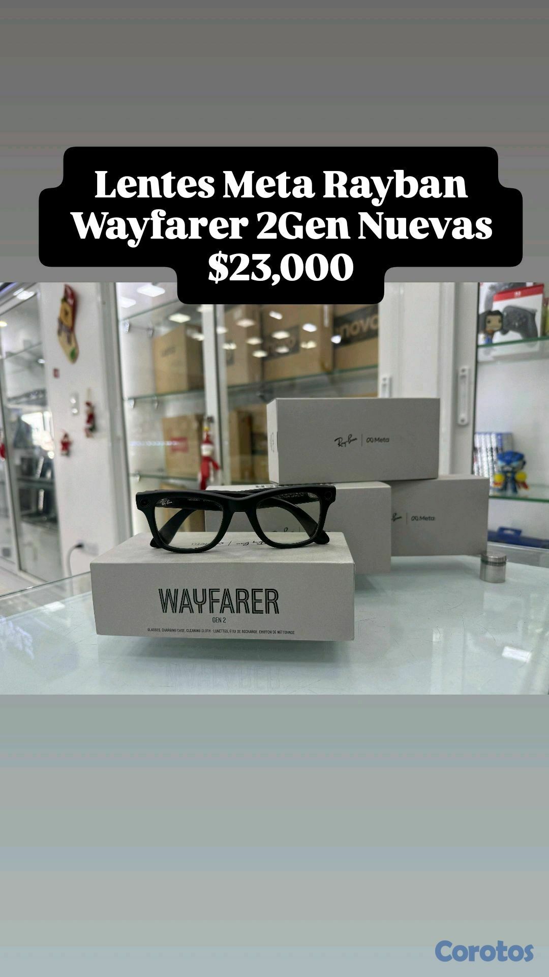 celulares y tabletas - Rayban meta glasses con IA 2da gen 