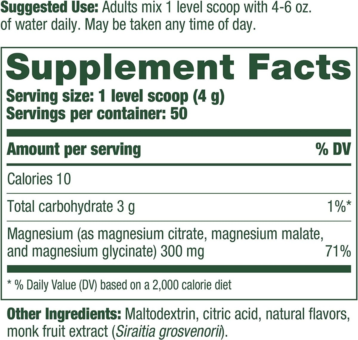 Salud y Equipamiento Médico - Magnesio Polvo 300 Mg Megafood 2