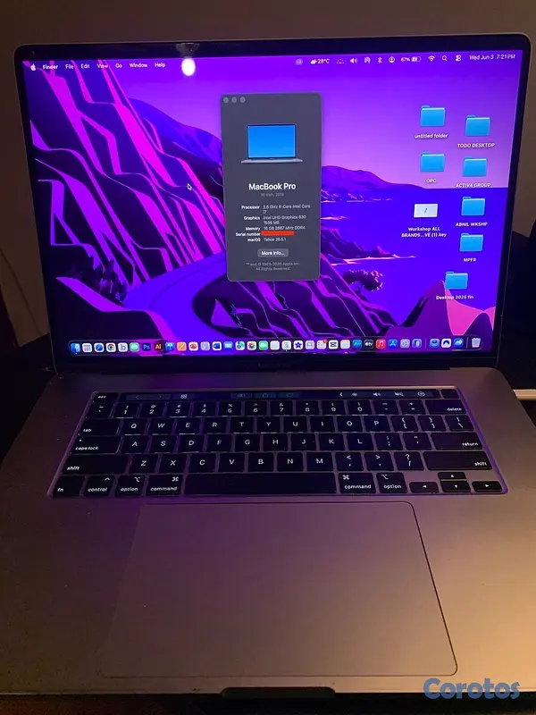 computadoras y laptops - MACBOOK PRO 16" COMO NUEVA 3