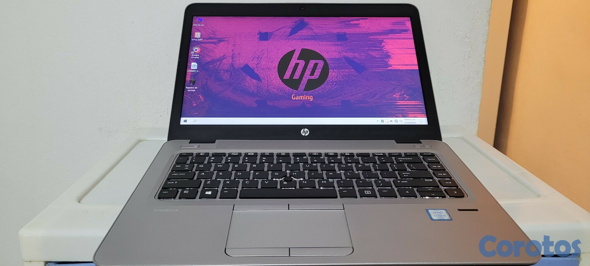 computadoras y laptops - Laptop hp 14 Pulg Core i5 6ta Ram 8gb ddr4 Disco 128gb Y 320gb Wifi 1