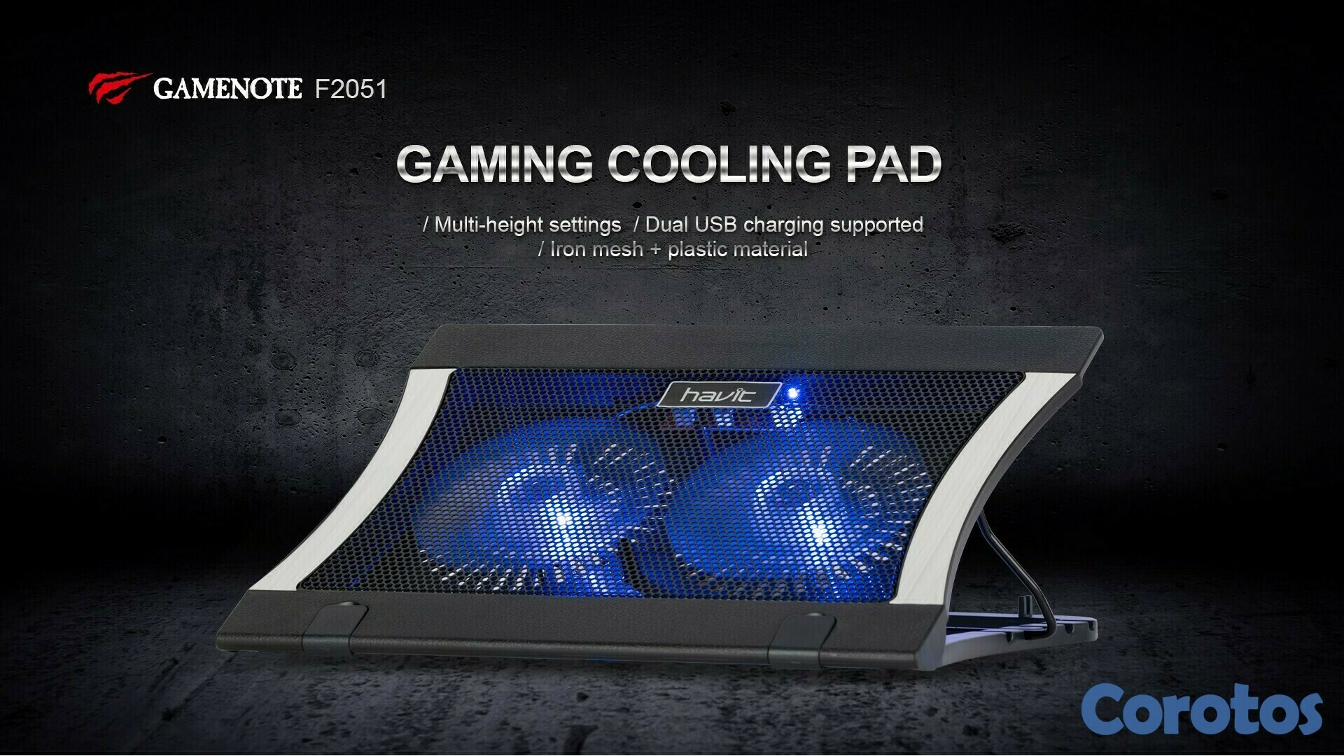 computadoras y laptops - FAN COOLER  PARA LAPTOP  DE  17 pulgadas  3