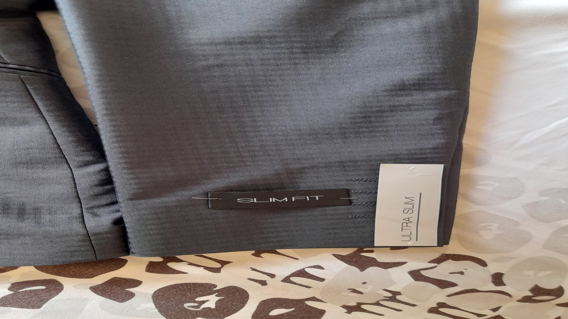 ropa para hombre - Traje Gris oscuro - Nuevo Talla 32R 5