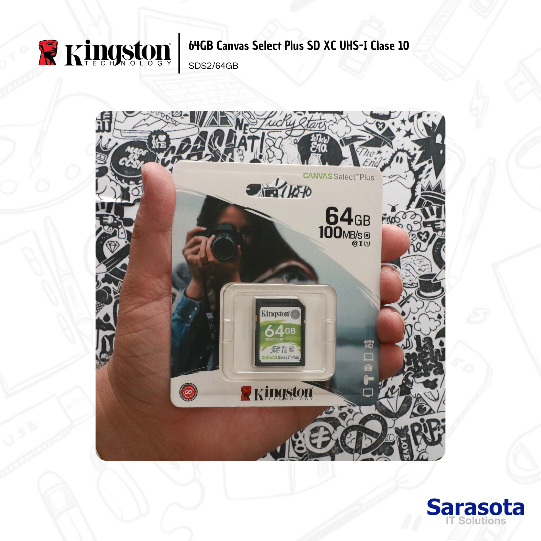 accesorios para electronica - kingston Canvas Select Plus SDXC 64GB 2