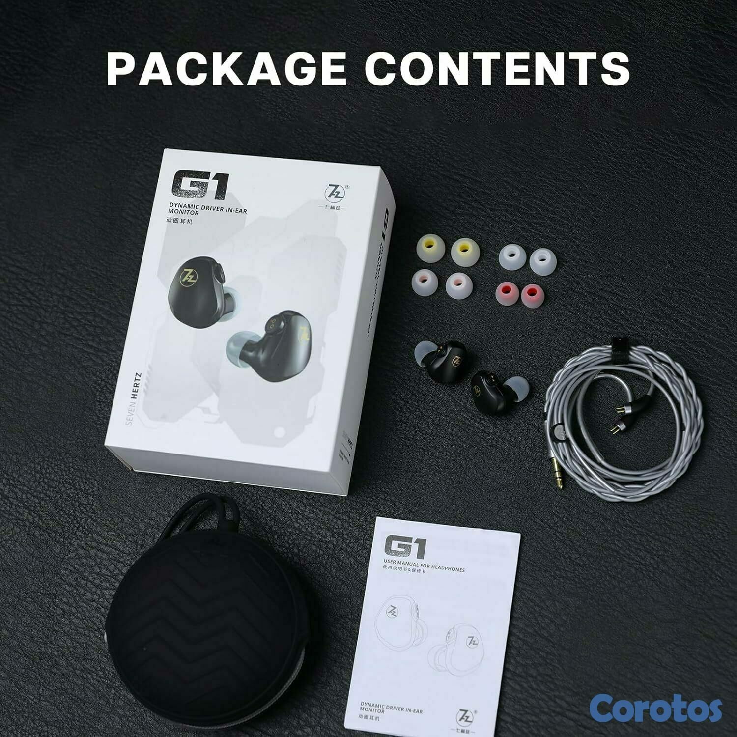 camaras y audio - 7Hz G1 Auriculares In Ear Monitor 10mm DLC DD IEM 7