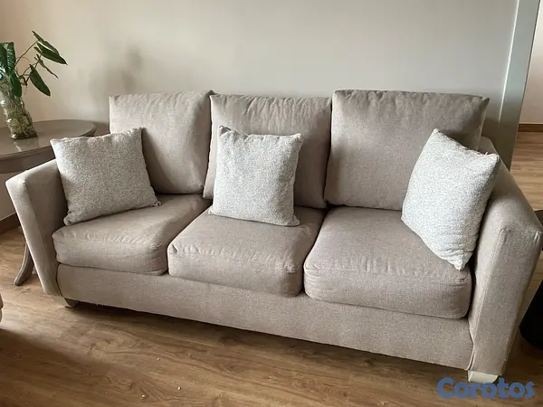 muebles y colchones - Juego completo de sala. de 3 muebles y mesa 3