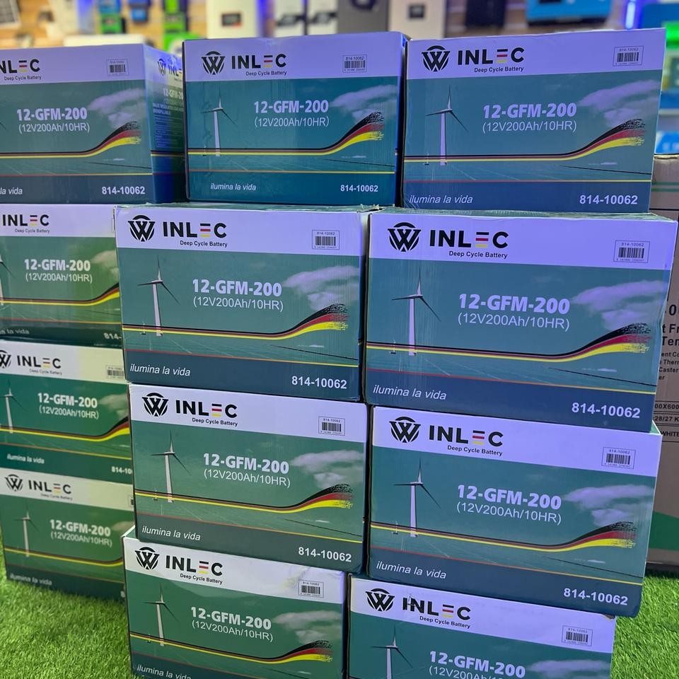 plantas e inversores - Batería inlec disponible en Jacobo solar  0