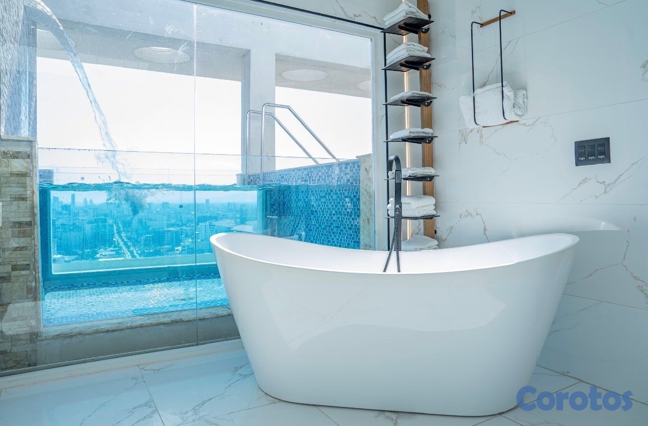 apartamentos - vendo o alquilo amueblado la Julia Ph 4 habitaciones con su baño 4 parqueos pisc 5