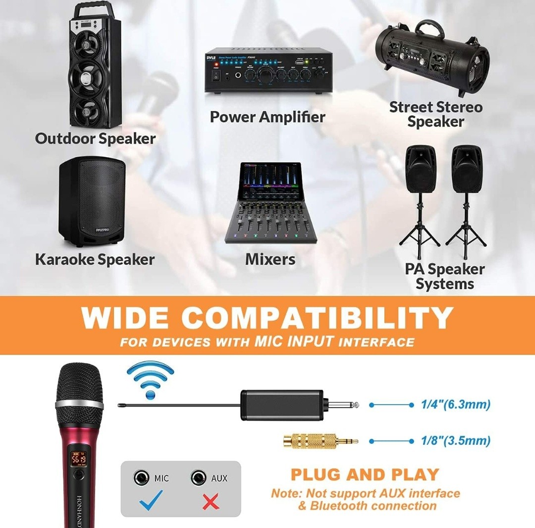 camaras y audio - Micrófono inalámbrico kit de dos  2