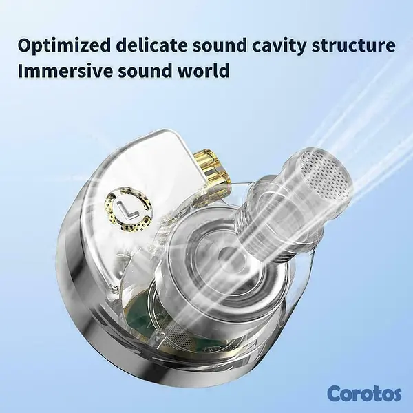 camaras y audio - TRN Conch In Ear Monitor Auriculares IEM 10mm DD 7