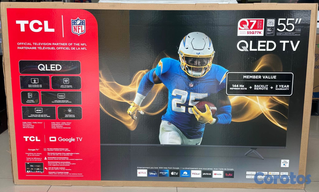 electrodomesticos - TCL google tv android gamer
Qled / Q7 1